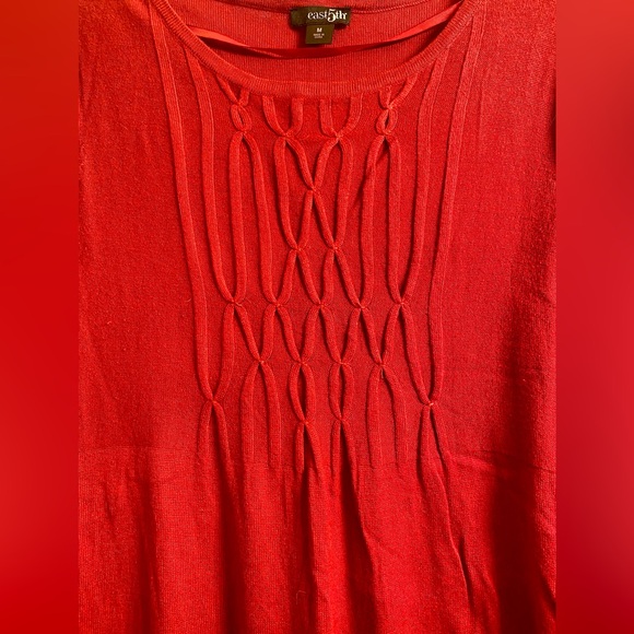 EAST 5TH AVE
Pretty soft lightweight knit dress with cable front detail M - Picture 4 of 7